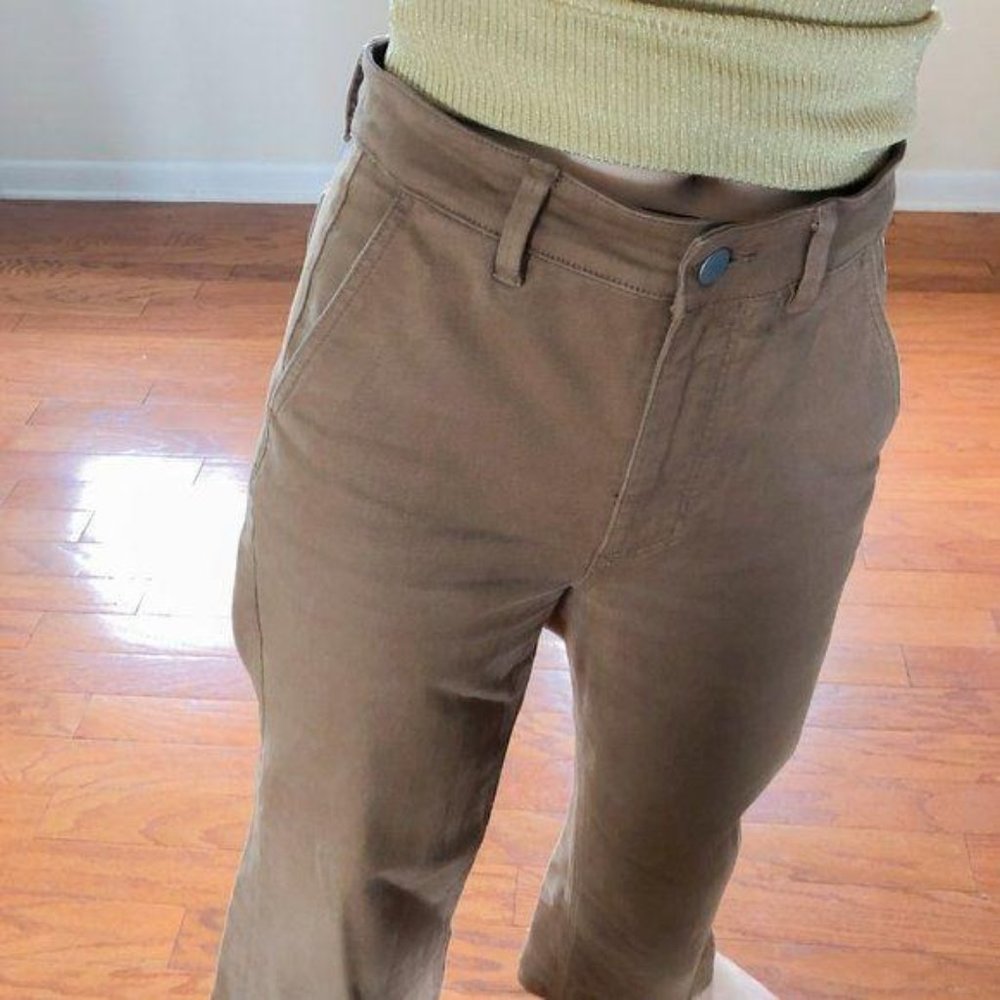 Everlane High Rise Wide Leg Cropped Trousers - Picture 3 of 7